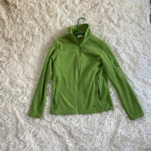Columbia Jacket Womens Size S Long Sleeve Full Zip Green Fleece Casual